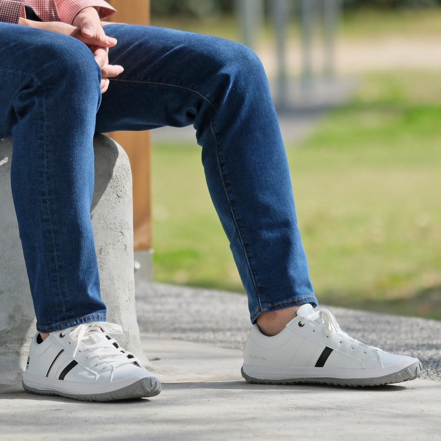 ALBIE AD801 White/Red メンズ - AdmiralSPORTS