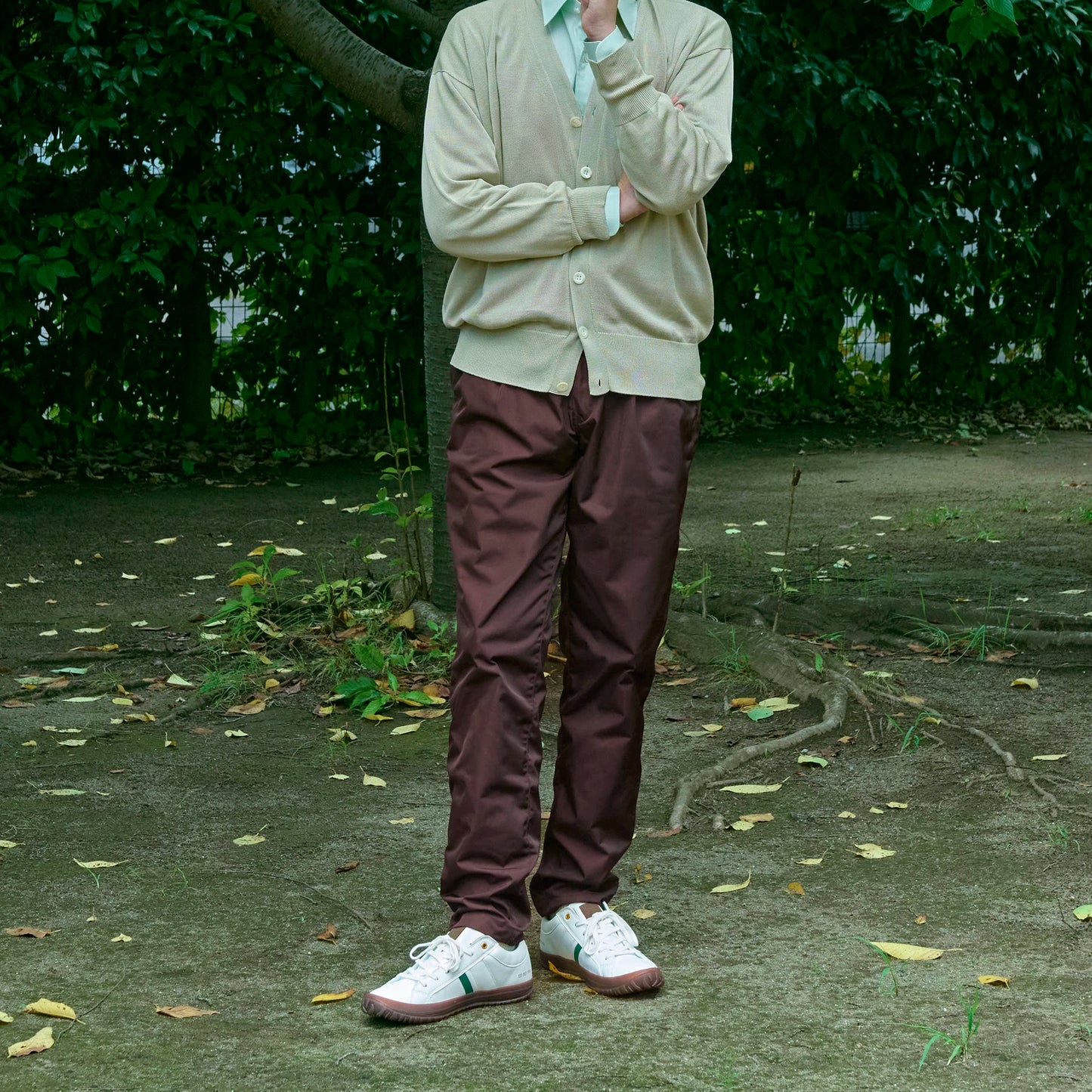 ALBIE(アルビー) AD801 White/Green メンズ - AdmiralFootwear