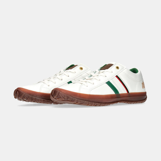 ALBIE(アルビー) AD801 White/Green メンズ - AdmiralFootwear