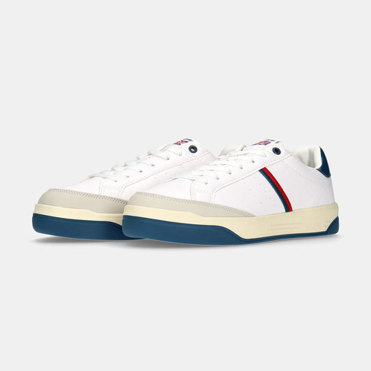 MERTON(マートン) AD826 White/Navy メンズ - AdmiralFootwear