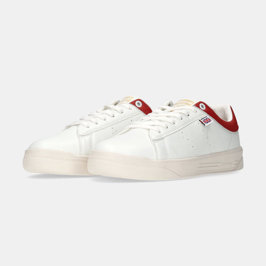CAMBRIDGE(ケンブリッジ) AD828 White/Red - AdmiralFootwear