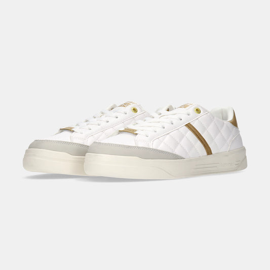 MARTON QUILT(マートンキルト) AD833 White/Gold - AdmiralFootwear