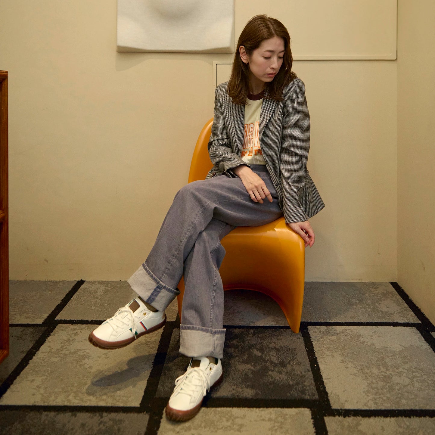 ALLIE(アリー) AD901 White/Green レディース - AdmiralFootwear