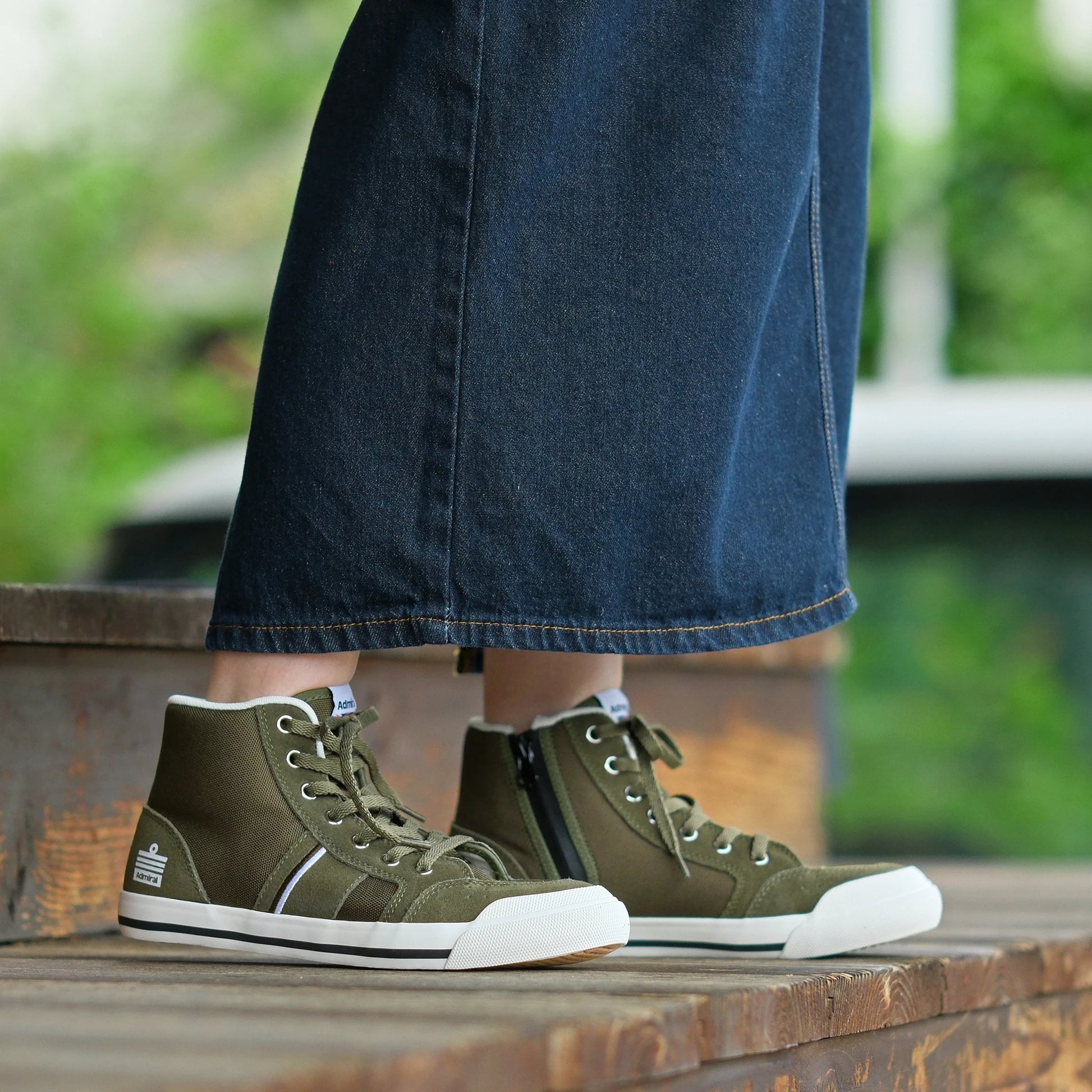 Admiral INOMER HI AD603 Khaki |アドミラルスニーカー公式 Admiral INOMER HI AD603 Khaki |アドミラルスニーカー公式