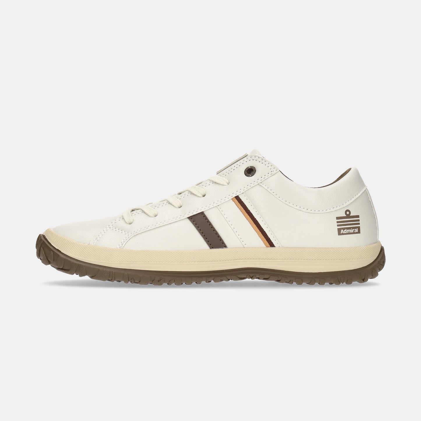 ALBIE(アルビー)　AD801 Ivory/Brown メンズ - AdmiralFootwear