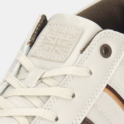 ALBIE(アルビー)　AD801 Ivory/Brown メンズ - AdmiralFootwear
