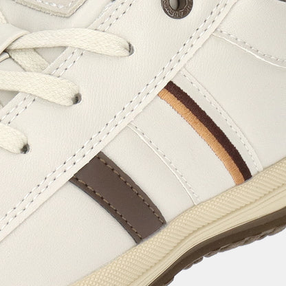 ALBIE(アルビー)　AD801 Ivory/Brown メンズ - AdmiralFootwear