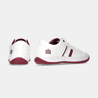 ALBIE(アルビー)　AD801 White/Burgundy メンズ