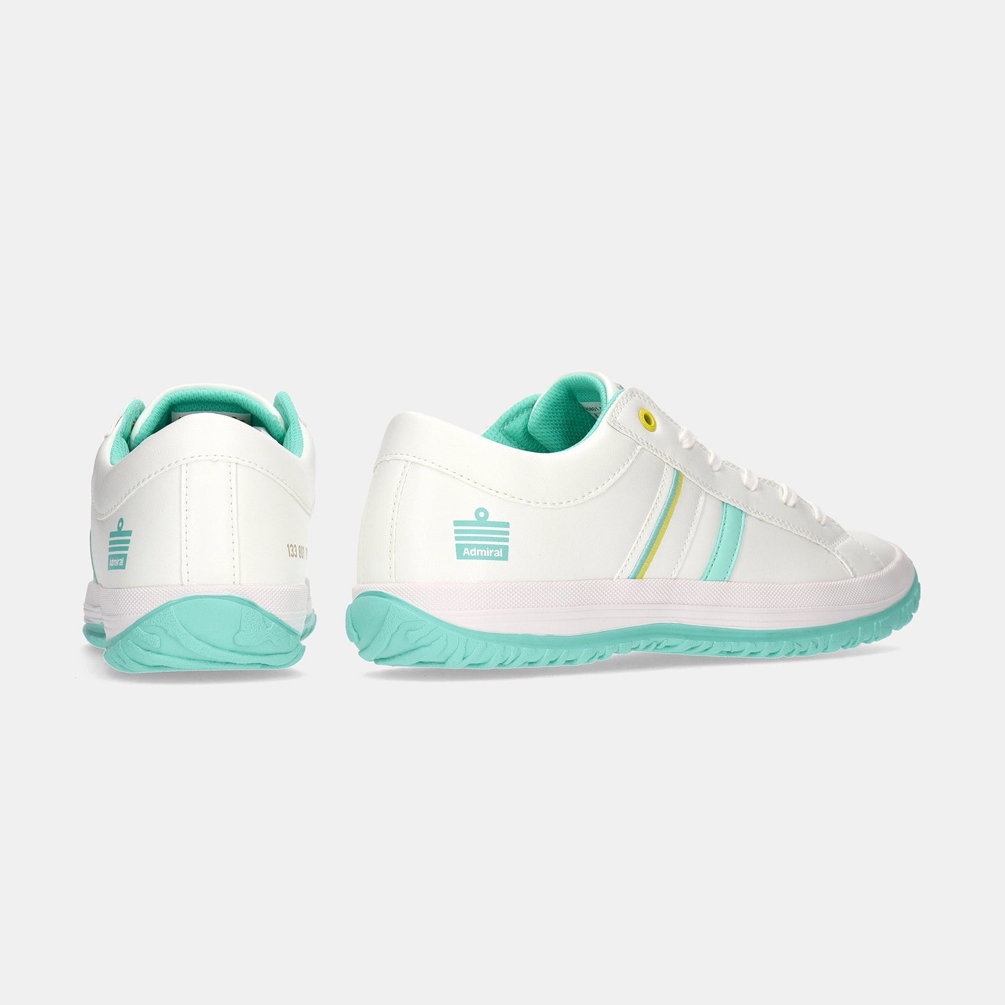 ALBIE(アルビー)　AD801 White/Mint メンズ - AdmiralFootwear