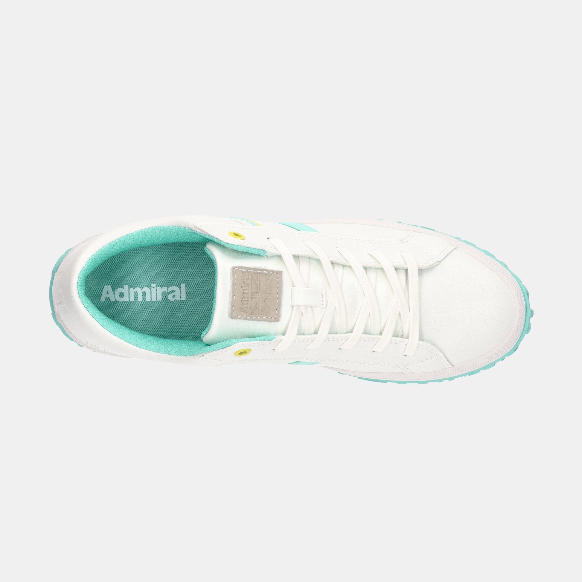 ALBIE(アルビー)　AD801 White/Mint メンズ - AdmiralFootwear