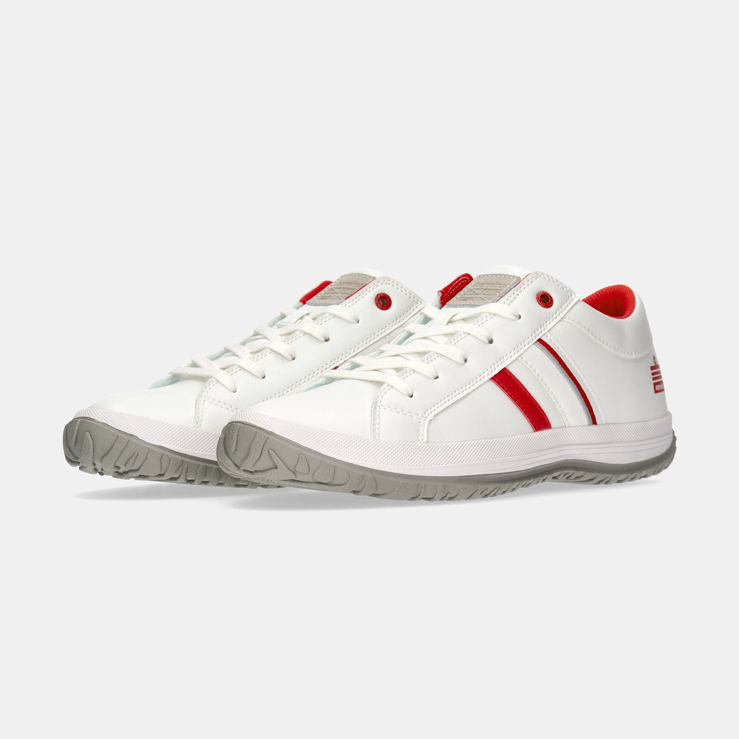 ALBIE(アルビー)　AD801 White/Red メンズ - AdmiralFootwear