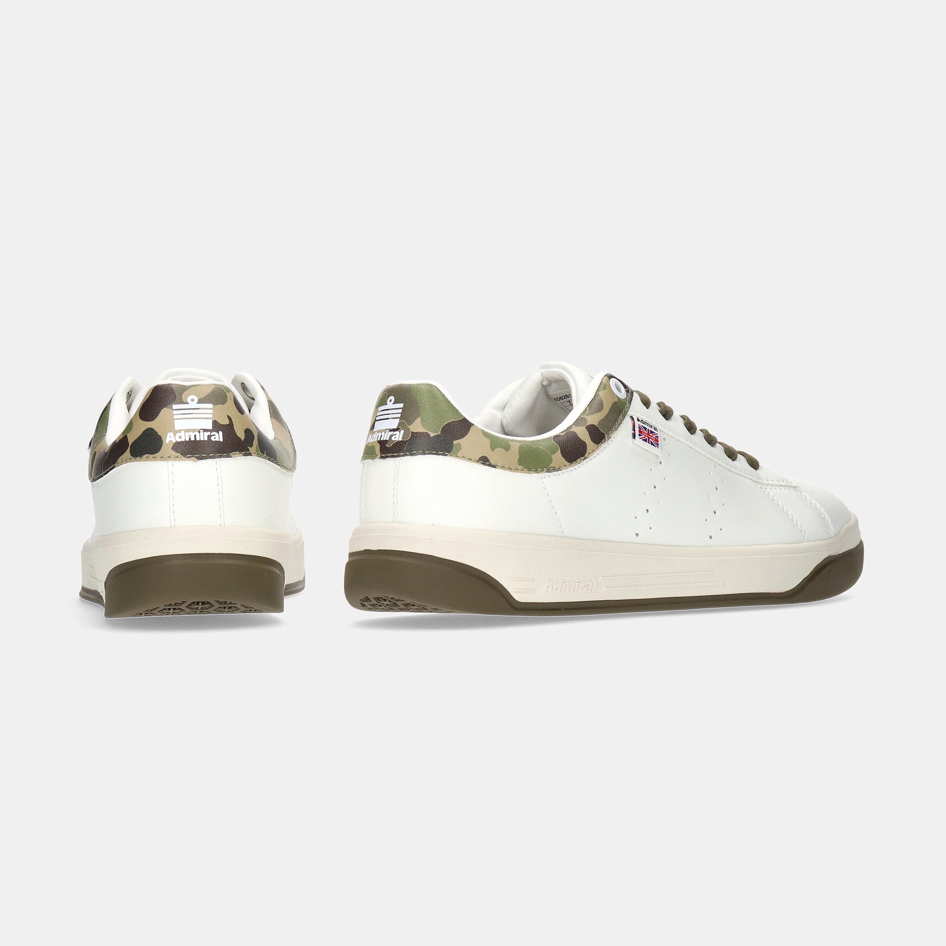 CAMBRIDGE(ケンブリッジ)　AD828 White/Camouflage - AdmiralFootwear
