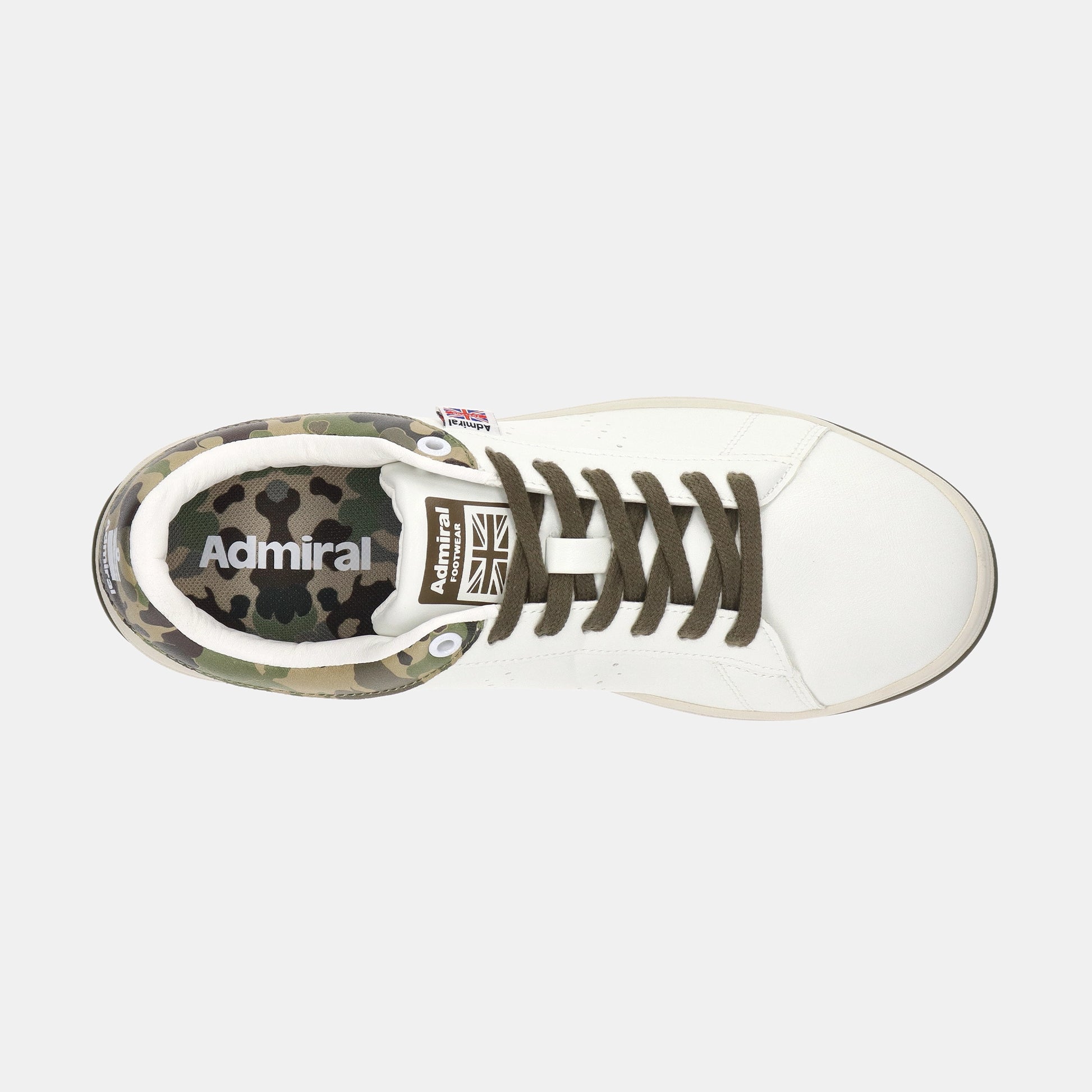 CAMBRIDGE(ケンブリッジ)　AD828 White/Camouflage - AdmiralFootwear