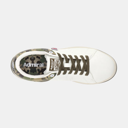 CAMBRIDGE(ケンブリッジ)　AD828 White/Camouflage - AdmiralFootwear