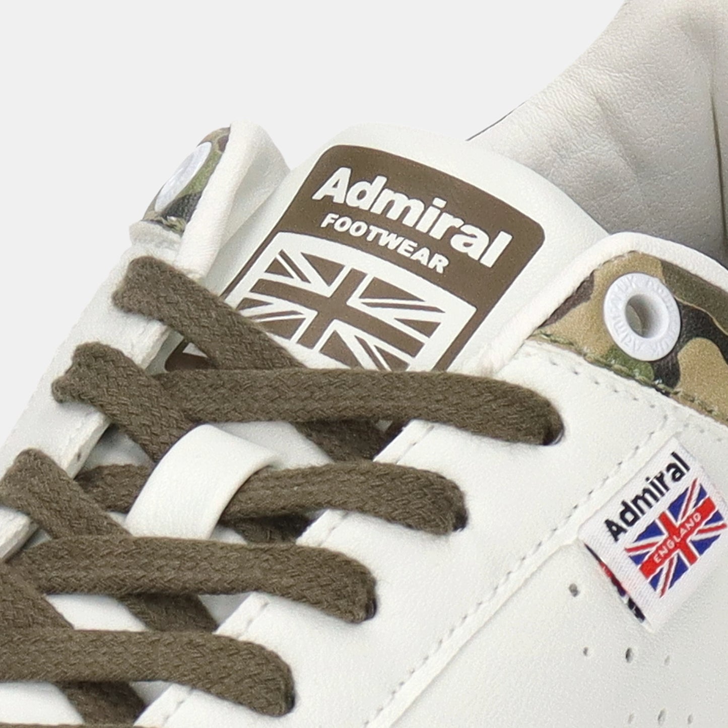 CAMBRIDGE(ケンブリッジ)　AD828 White/Camouflage - AdmiralFootwear