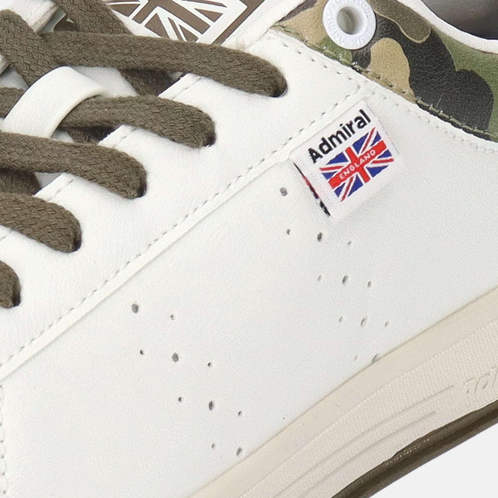 CAMBRIDGE(ケンブリッジ)　AD828 White/Camouflage - AdmiralFootwear
