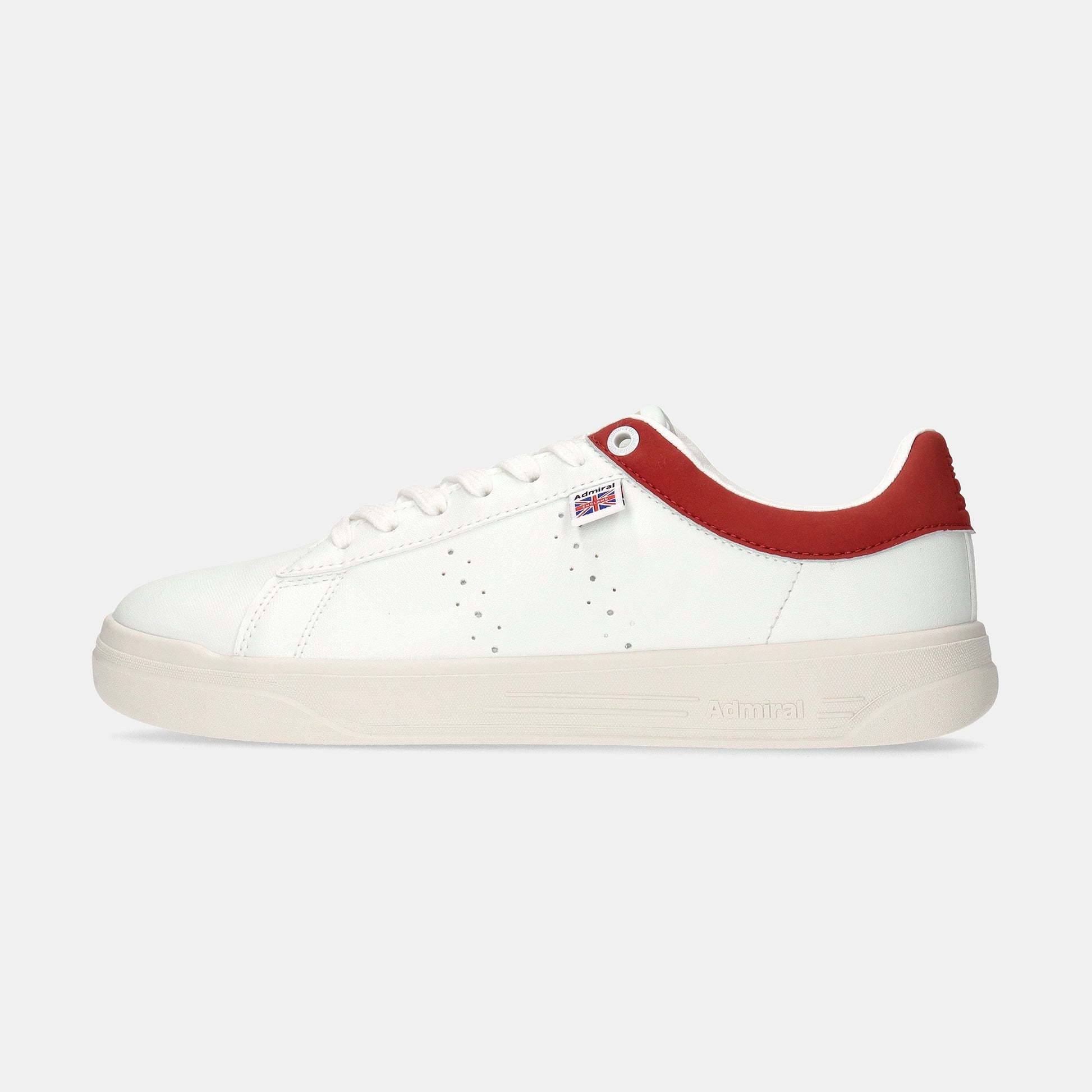 Admiral CAMBRIDGE AD828 White/Red |アドミラルスニーカー公式 Admiral CAMBRIDGE AD828 White/Red |アドミラルスニーカー公式