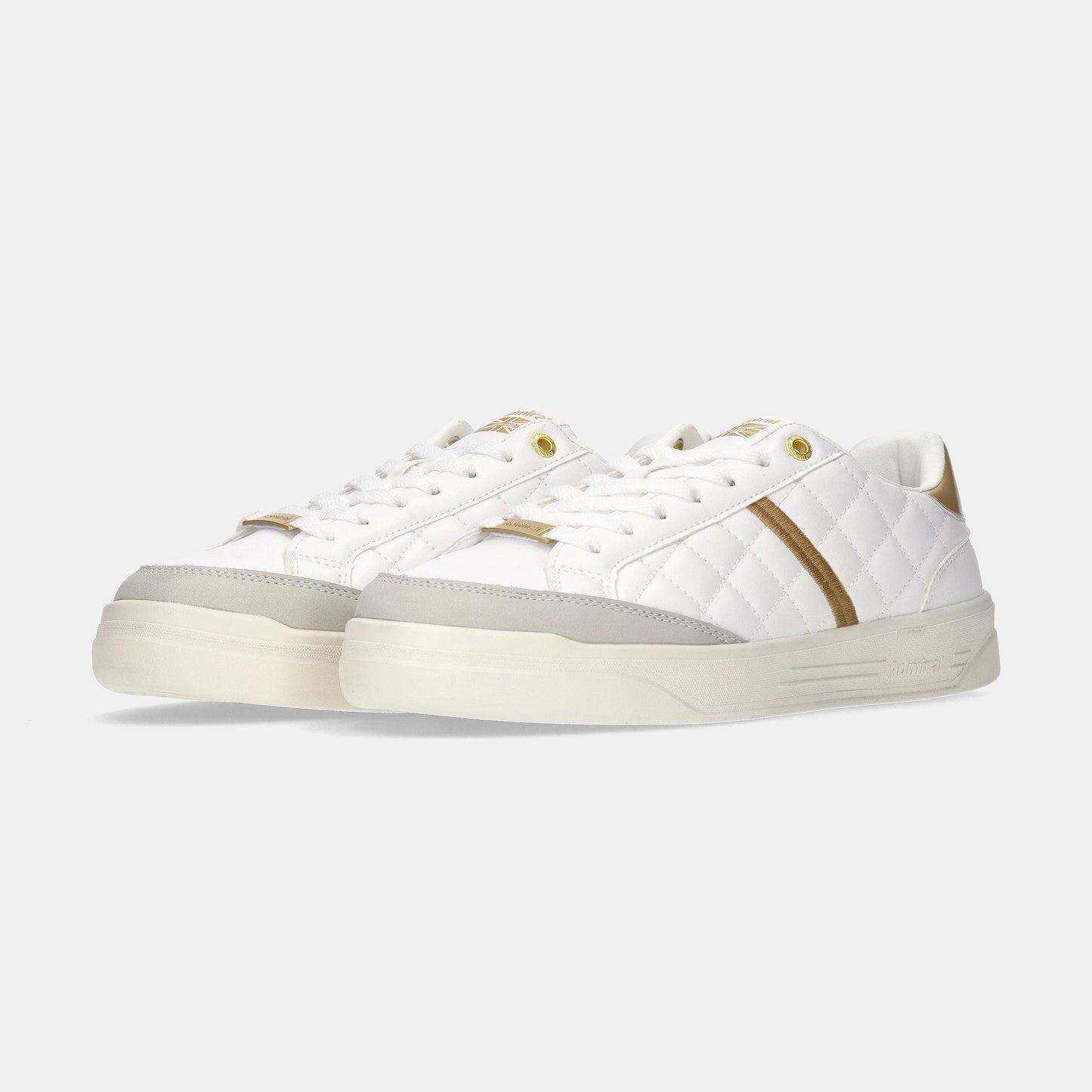 MARTON QUILT(マートンキルト)　AD833 White/Gold - AdmiralFootwear