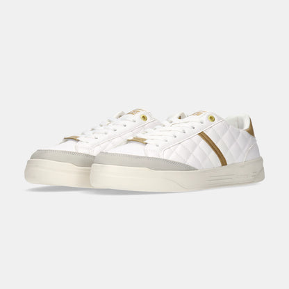 MARTON QUILT(マートンキルト)　AD833 White/Gold - AdmiralFootwear