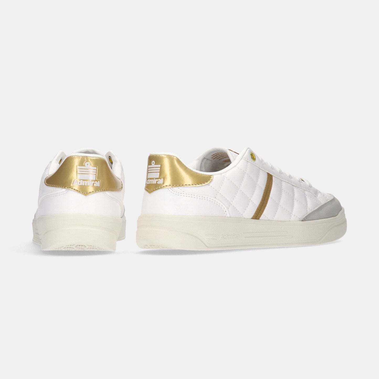 MARTON QUILT(マートンキルト)　AD833 White/Gold - AdmiralFootwear