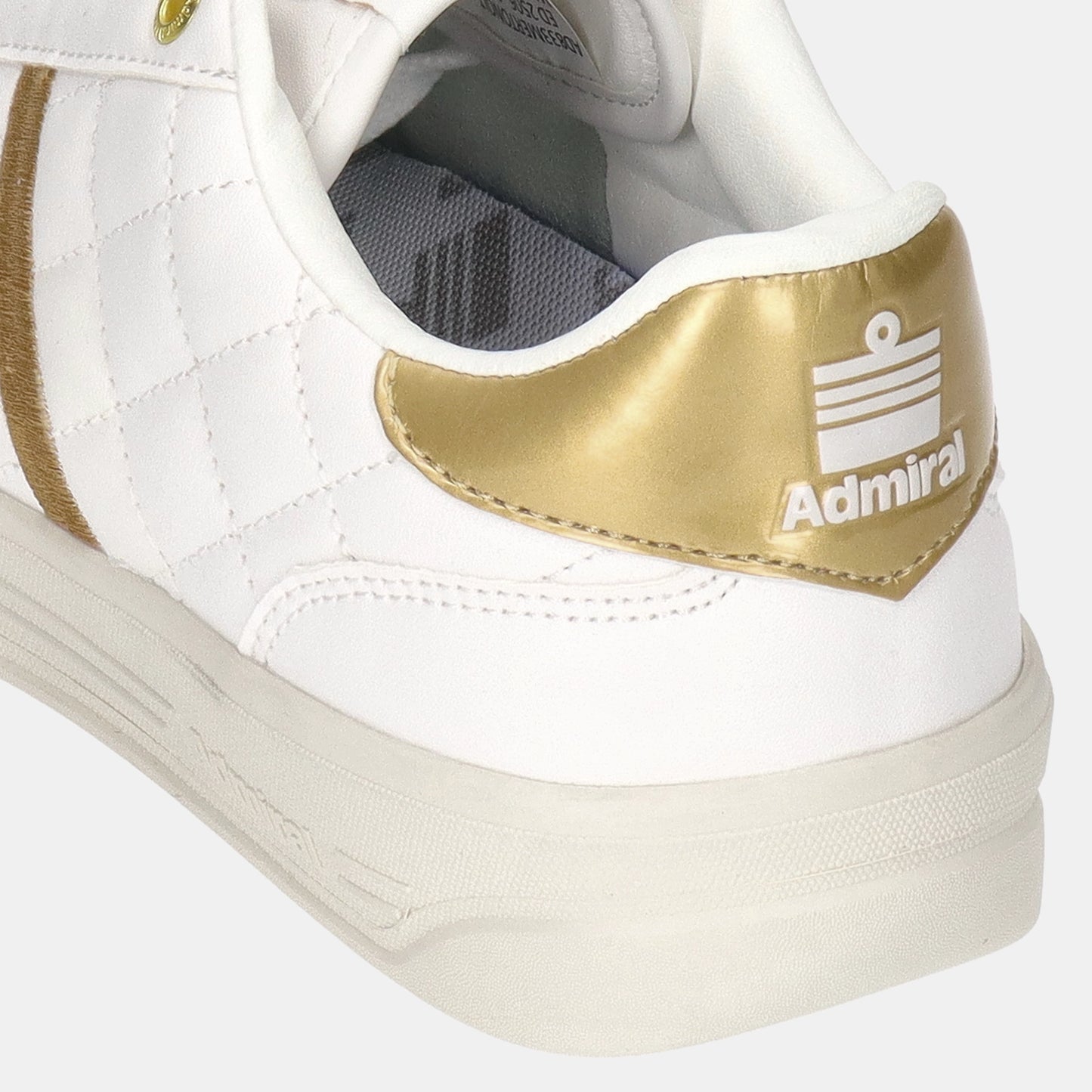 MARTON QUILT(マートンキルト)　AD833 White/Gold - AdmiralFootwear