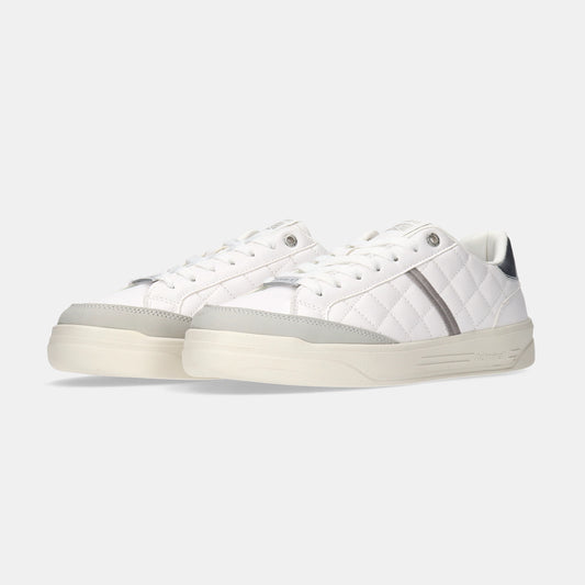 MARTON QUILT(マートンキルト)　AD833 White/Silver - AdmiralFootwear