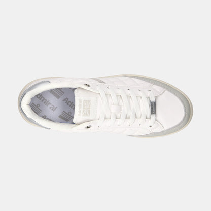 MARTON QUILT(マートンキルト)　AD833 White/Silver - AdmiralFootwear