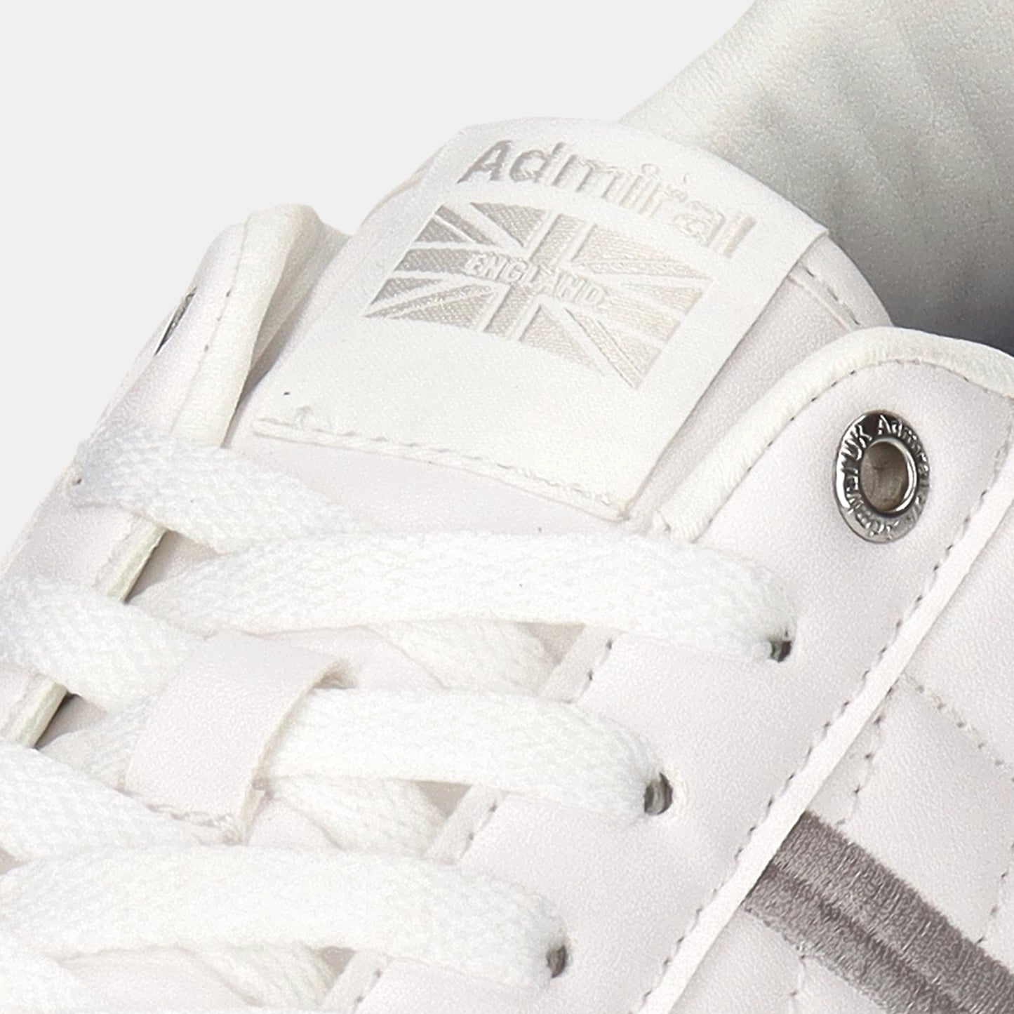 MARTON QUILT(マートンキルト)　AD833 White/Silver - AdmiralFootwear