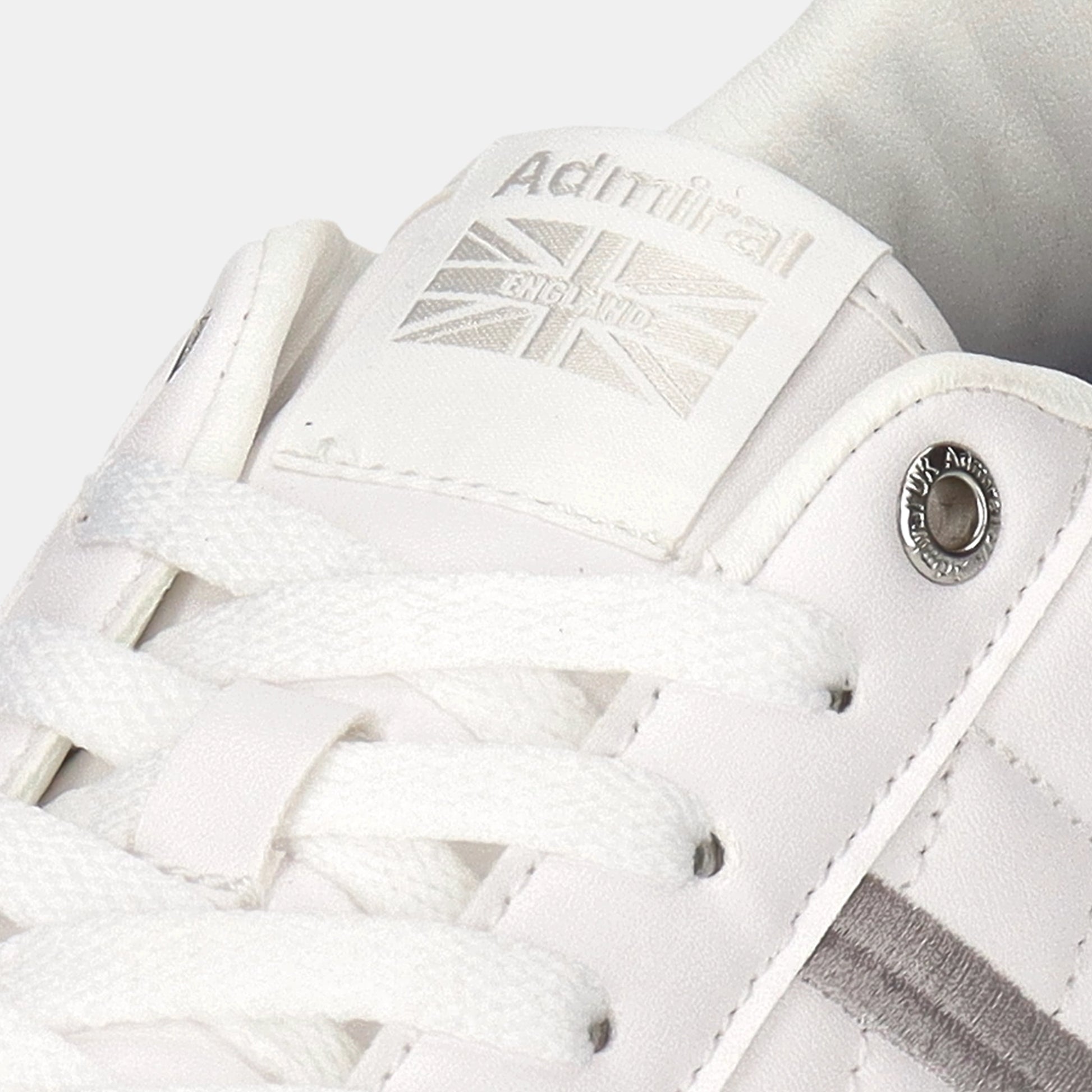 MARTON QUILT(マートンキルト)　AD833 White/Silver - AdmiralFootwear