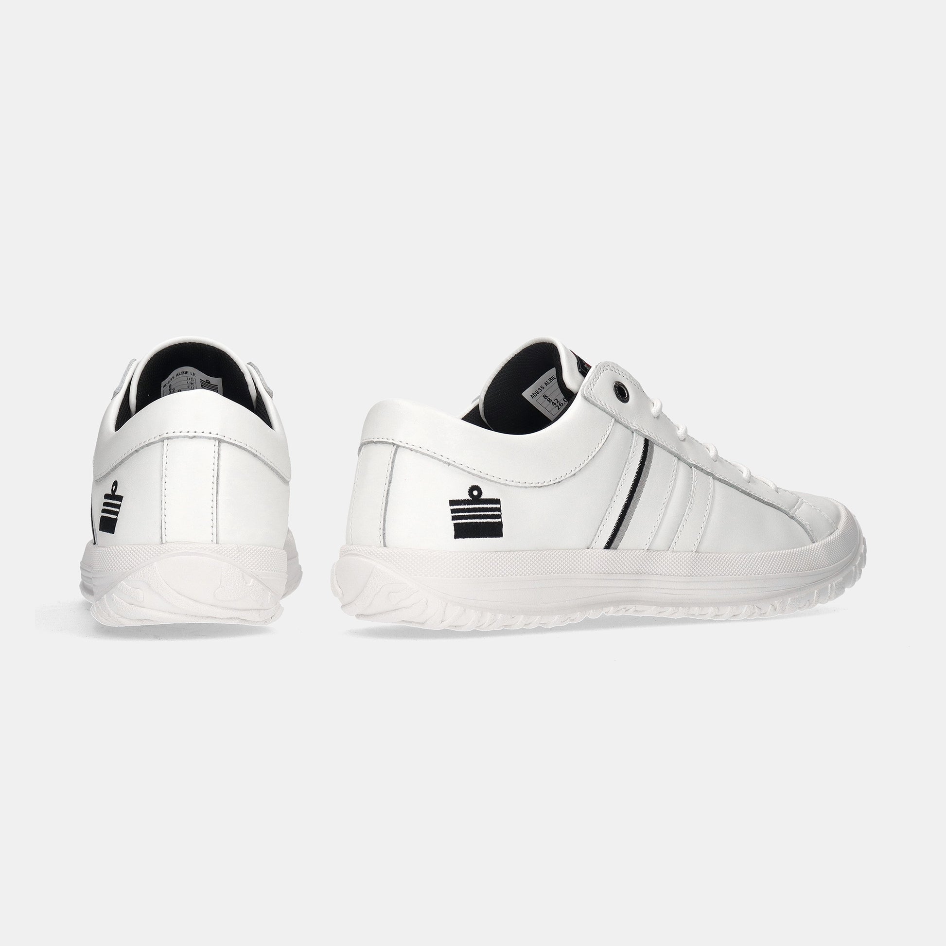ALBIE LEATHER(アルビーレザー)　AD835 White - AdmiralFootwear