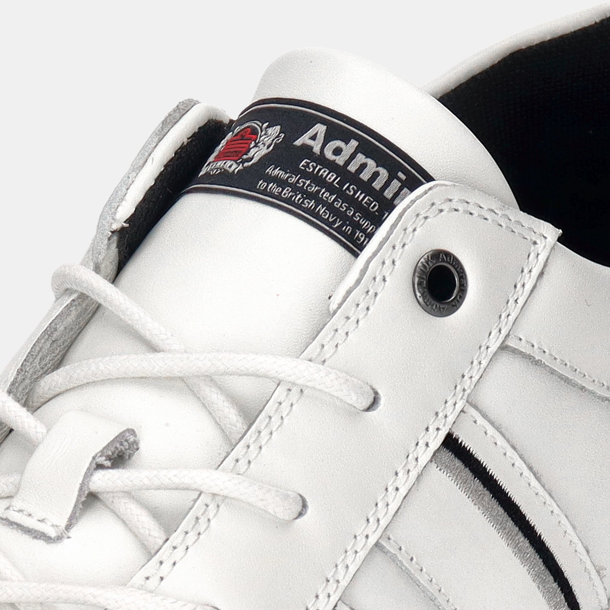 ALBIE LEATHER(アルビーレザー)　AD835 White - AdmiralFootwear